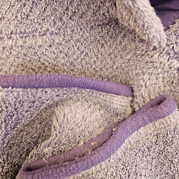 Patagonia Purple Snap Fleece Pullover Top Womens - Picture 6 of 7